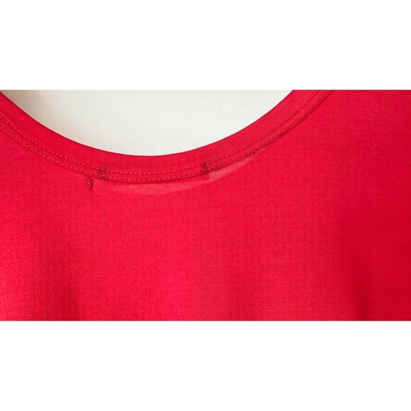 Helmut Lang Red Double Layer Tank Top 1997 Vintage Archive 90s Made In Italy L - Picture 11 of 16